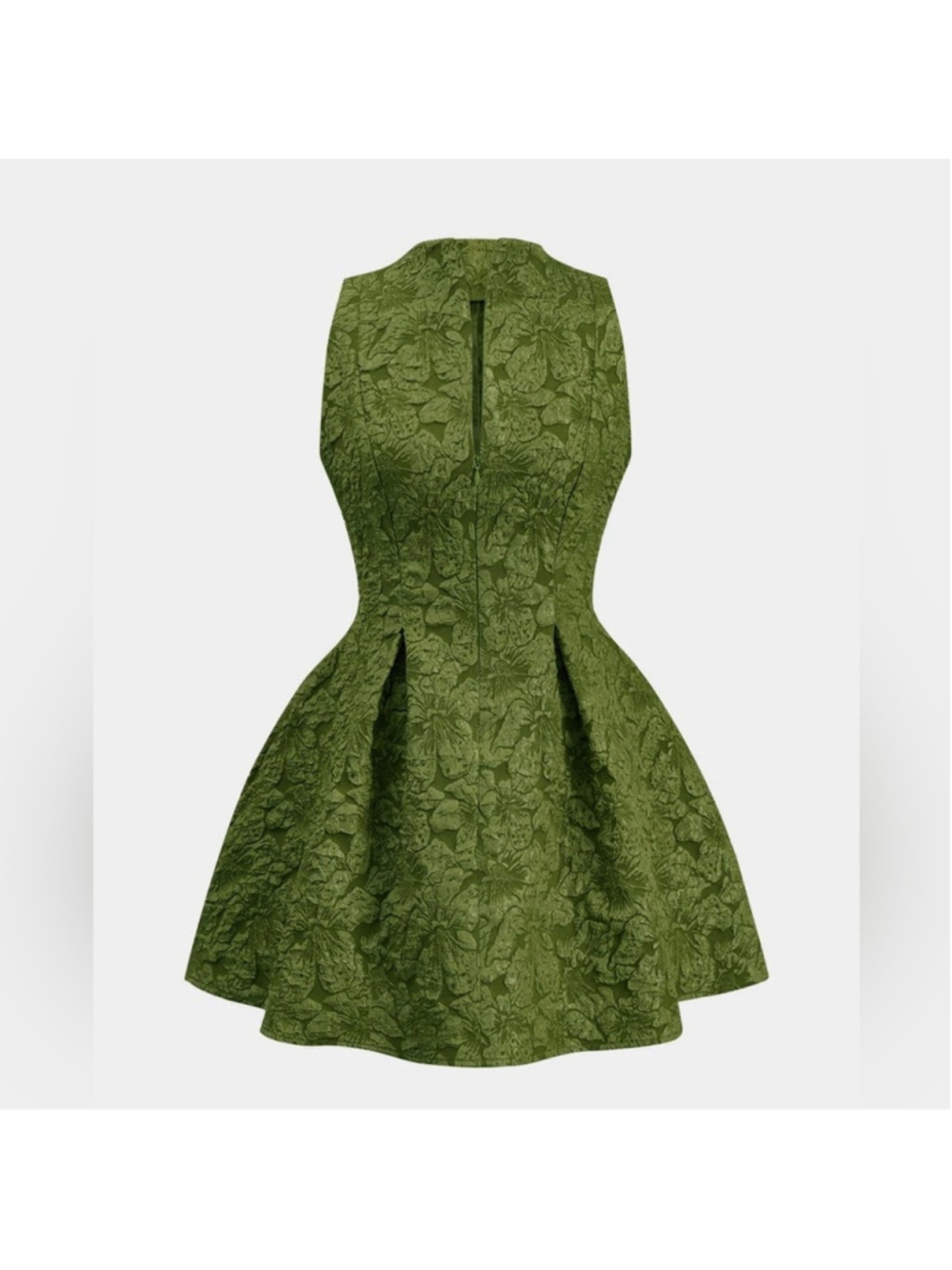 Micas Jacquard Sleeveless Ruched Mini Dress CC11-19 M